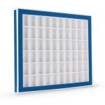 Leuchtturm Sammelbox Showroom mit 60 Fächern, blau 344051 Neu