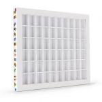 Leuchtturm Sammelbox Surprise mit 60 Fächern, weiß 344050 Neu