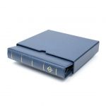 Leuchtturm Ringbinder/ Kassette Blau Optima F 302912 neuwertig