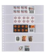 Lindner Klarsichthüllen mit 5 Streifen 825P (10er Pack) Neuware
