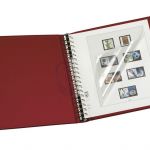 Lindner Ringbinder-Set Weinrot REGULAR 1124-W Neu