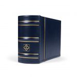 Leuchtturm Album für 100 große FDC's oder Briefe in DIN lang, blau 326463 Neu