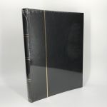 Leuchtturm Einsteckbuch Schwarz DIN A4 24 Blätter 48 schwarze Seiten Neu
