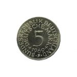 Bund 1969 F 5 DM Silberadler ST