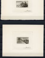 Laos MiNr. 74-80 postfrisch Freimarken Elefanten Entwürfe mit Autogramm