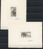 Laos MiNr. 74-80 postfrisch Freimarken Elefanten Entwürfe mit Autogramm