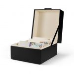 Leuchtturm Archivbox LOGIK, A5, schwarz 345677 Neu