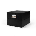 Leuchtturm Archivbox LOGIK, A5, schwarz 345677 Neu