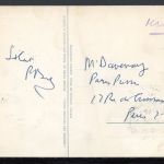 UNO Genf Blaue Karte gebraucht vom 27.10.1955 Palais des Nations!!!
