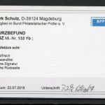 SBZ West-Sachsen MiNr. 133 Yb postfrisch Kurzbefund Schulz