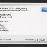 SBZ Thüringen MiNr. 115 S postfrisch Kurzbefund Schulz