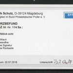 SBZ Thüringen MiNr. 114 Sa postfrisch Kurzbefund Schulz