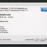SBZ Thüringen MiNr. 112 S postfrisch Kurzbefund Schulz