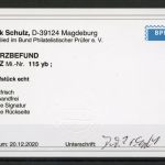 SBZ Thüringen MiNr. 115 yb postfrisch Kurzbefund Schulz