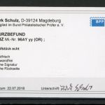 SBZ Thüringen MiNr. 96 AY yy postfrisch Kurzbefund Schulz