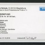 SBZ Thüringen MiNr. 97 AX bat gestempelt Kurzbefund Schulz Zahnfehler