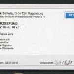 SBZ Thüringen MiNr. 92 AX ct mit Falz Kurzbefund Schulz einwandfrei