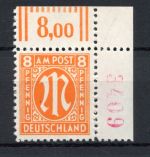 Bi-Zone MiNr. 21 D z r4 postfrisch Kurzbefund Wehner