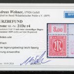 Bi-Zone MiNr. 21 D z r4 postfrisch Kurzbefund Wehner