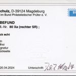 SBZ Provinz Sachsen MiNr. 80 Xa postfrisch Kurzbefund Schulz einwandfrei