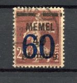 Memel MiNr. 35 IV gestempelt geprüft Petersen