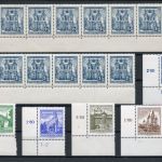 Österreich MiNr. Lot postfrisch Bauwerke, 66 Eckränder mit PLN etc.