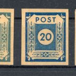 SBZ Ost-Sachsen MiNr. 53-55 G postfrisch Kurzbefund Jasch einwandfrei