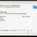 SBZ West-Sachsen MiNr. SZd 7 AX + SZd AXc postfrisch Kurzbefund Jasch