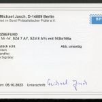 SBZ West-Sachsen MiNr. SZd 7 AY + SZd AYc postfrisch Kurzbefund Jasch
