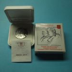 Vatikan 2014 Silbermedaille "Heiligsprechung"