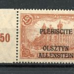 Allenstein MiNr. 12 b postfrisch geprüft Gruber