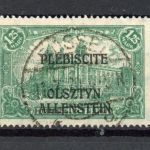 Allenstein MiNr. 11 b gestempelt geprüft Gruber einwandfrei