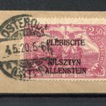 Allenstein MiNr. 12 c Briefstück Kurzbefund Wasels einwandfrei