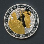 2006 Medaille Papst Benedikt XVI. Urbi et Orbi teilvergoldet PP