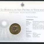 Vatikan Numisbrief 2006 Medaille Papst Benedikt XVI. Basilica San Pietro