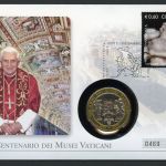 Vatikan Numisbrief 2006 Medaille Papst Benedikt XVI. Vatikan Museum
