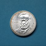 Frankreich 1985 10 Francs Victor Hugo 950er Silber ST
