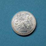 Frankreich 1985 10 Francs Victor Hugo 950er Silber ST