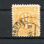 Bi-Zone AM Post MiNr. 20 A x gestempelt geprüft Hettler