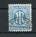 Bi-Zone AM Post MiNr. 26 a Bz gestempelt geprüft Hettler