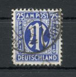 Bi-Zone AM Post MiNr. 28 Cz gestempelt geprüft Hettler