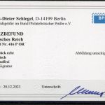 Weimarer Republik MiNr. 416 P OR postfrisch Kurzbefund Schlegel