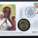 Vatikan Numisbrief 2006 Medaille Papst Benedikt XVI. in Polen