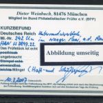 Deutsches Reich Infla MiNr. 242 Uu ungebraucht im 4er Block, Kurzbefund