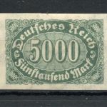 Deutsches Reich Infla MiNr. 256 aU ungebraucht Kurzbefund Tworek