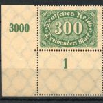 Deutsches Reich Infla MiNr. 249 Leerfeld postfrisch Kurzbefund Tworek