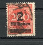 Deutsches Reich Infla MiNr. 309 Pc gestempelt Fotobefund Weinbuch