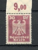Deutsches Reich MiNr. 359 X P OR postfrisch geprüft Schlegel