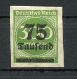 Deutsches Reich Infla MiNr. 286 U postfrisch geprüft Peschl