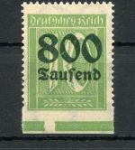 Deutsches Reich Infla MiNr. 302 Uu postfrisch geprüft Peschl